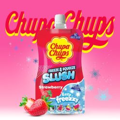 Chupa Chups Strawberry Slush - eper ízű jégkása 250ml