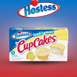  Hostess Iced Lemon cupcakes - citromos mázas minitorták 360g