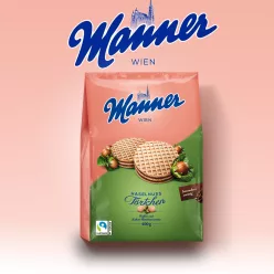 Manner Mogyorós Tortácskák 400g