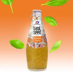   Basil Seed Ananász ízű bazsalikom magos üdítőital 290ml