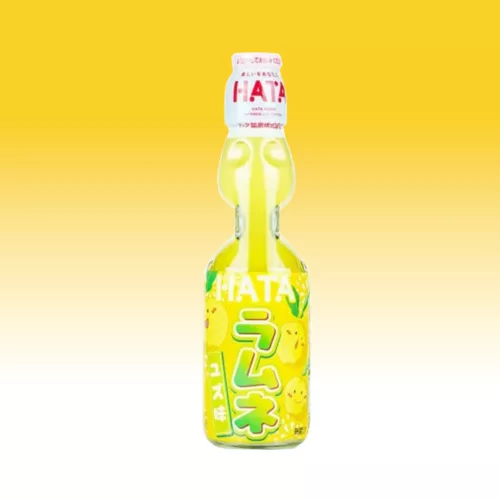 Hata Ramune Yuzu - Japán yuzu ízű ital 200 ml
