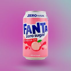Fanta Zero Barack ízű Koreai üdítőital - 350 ml