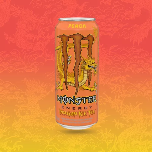 Monster Peach Dragon Ice Tea - Barackos jeges tea 473 ml
