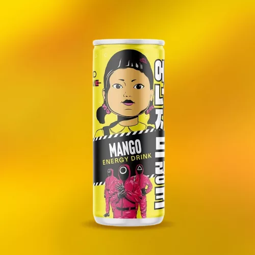 Squid Game mangó ízű energiaital 250 ml