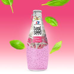 Basil Seed Lychee ízű bazsalikom magos üdítőital 290ml