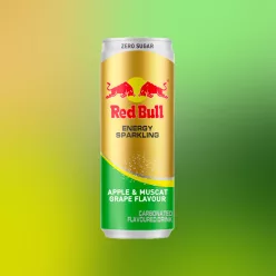   TAURINOS Red Bull Apple and Muscat Grape Zero Thai - Alma és muskotályos szőlő ízű energiaital - 250 ml