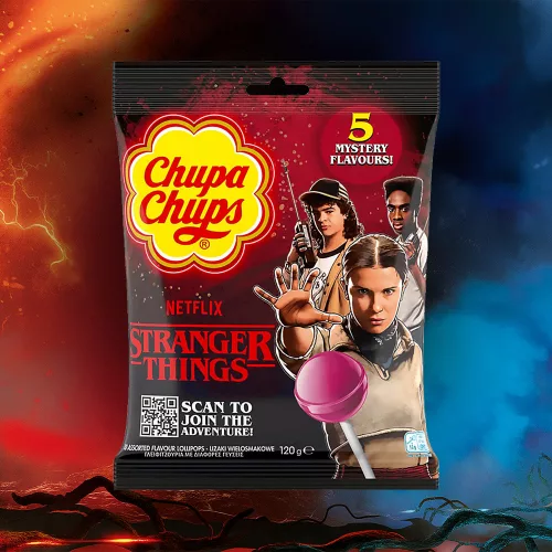 Chupa Chups nyalóka - Stranger Things Edition (5 rejtélyes íz) | Limitált kiadás