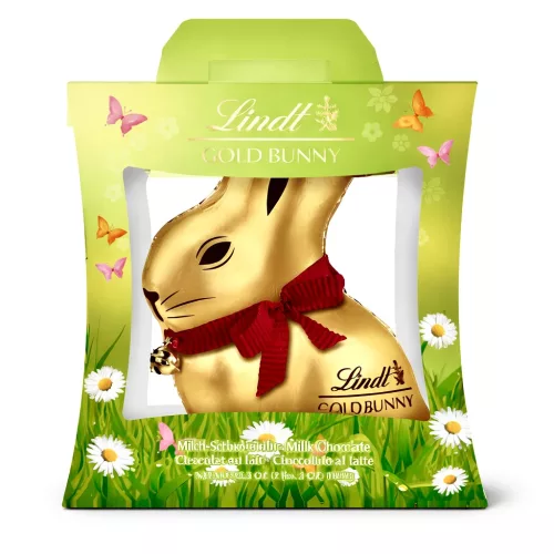 Lindt Gold Bunny Tejcsokoládé Nyuszi 1 kg – Prémium húsvéti csokoládé