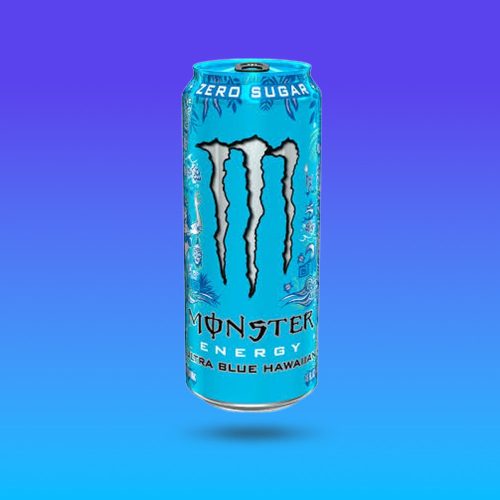 Monster Ultra Blue Hawaiian - friss citrus és bogyós gyümölcs ízű energiaital 473 ml