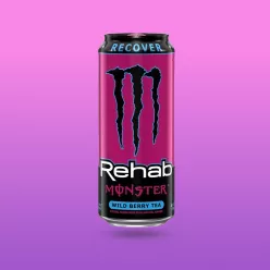   Monster Rehab Wild Berry Tea - erdei gyümölcsös energiaital 458 ml