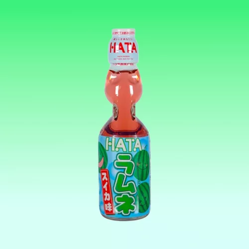 Hata Ramune Watermelon - Japán dinnye ízű ital 200 ml