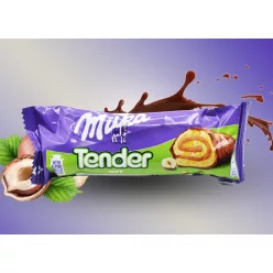 Milka Tender mogyorókrémes 37g