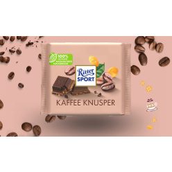   Ritter Sport Kaffee Knusper - ropogós kávés csokoládé 100g