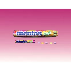 Mentos Fruit - Gyümölcs ízű rágógumi 296g (8x37g)