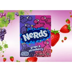 Nerds Grape&Strawberry - Szőlő&Eper ízű cukorka 47g