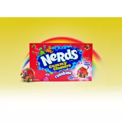   Nerds Gummy Clusters  Rainbow - Szivárványos Gumi fürtők cukorka 84g