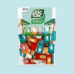   Tic Tac Travels Green - 60 darab mini doboz gyümölcs és menta ízben