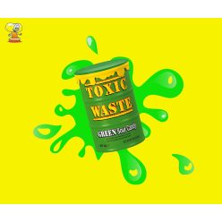   Toxic Waste Green Sour Candy Drum - Zöld dobozos savanyú cukorkák 42g