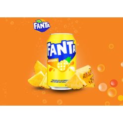   Fanta Pineapple - Ananász ízű szénsavas üdítőital 355ml