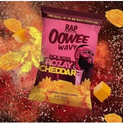Rap Snack Rick Ross Rozay Cheddar chips 71g