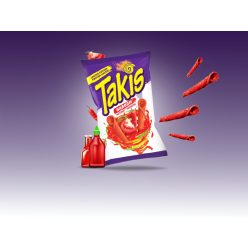   Takis Kaboom Ketchup - Ketchup és Sriracha ízű csípős chips 80g