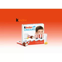 Kinder tejcsokoládé szelet 4db - 50g